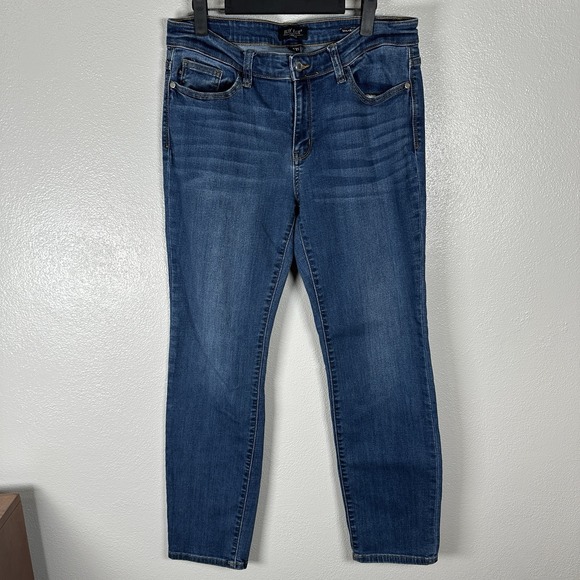 Judy Blue Denim - Judy Blue Straight Fit Jeans Womens Size 13/31 Medium Wash Denim Stretch